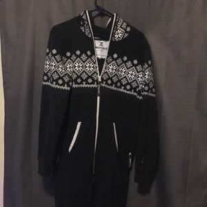 Onepiece Norwegian Onesy, Dark Navy Blue, size S